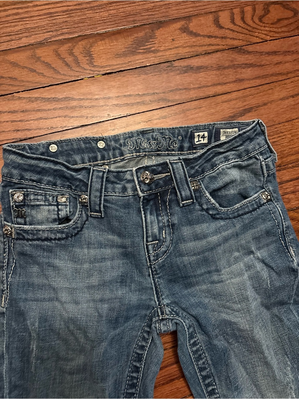 Miss Me Distressed Indigo Skinny Jeans